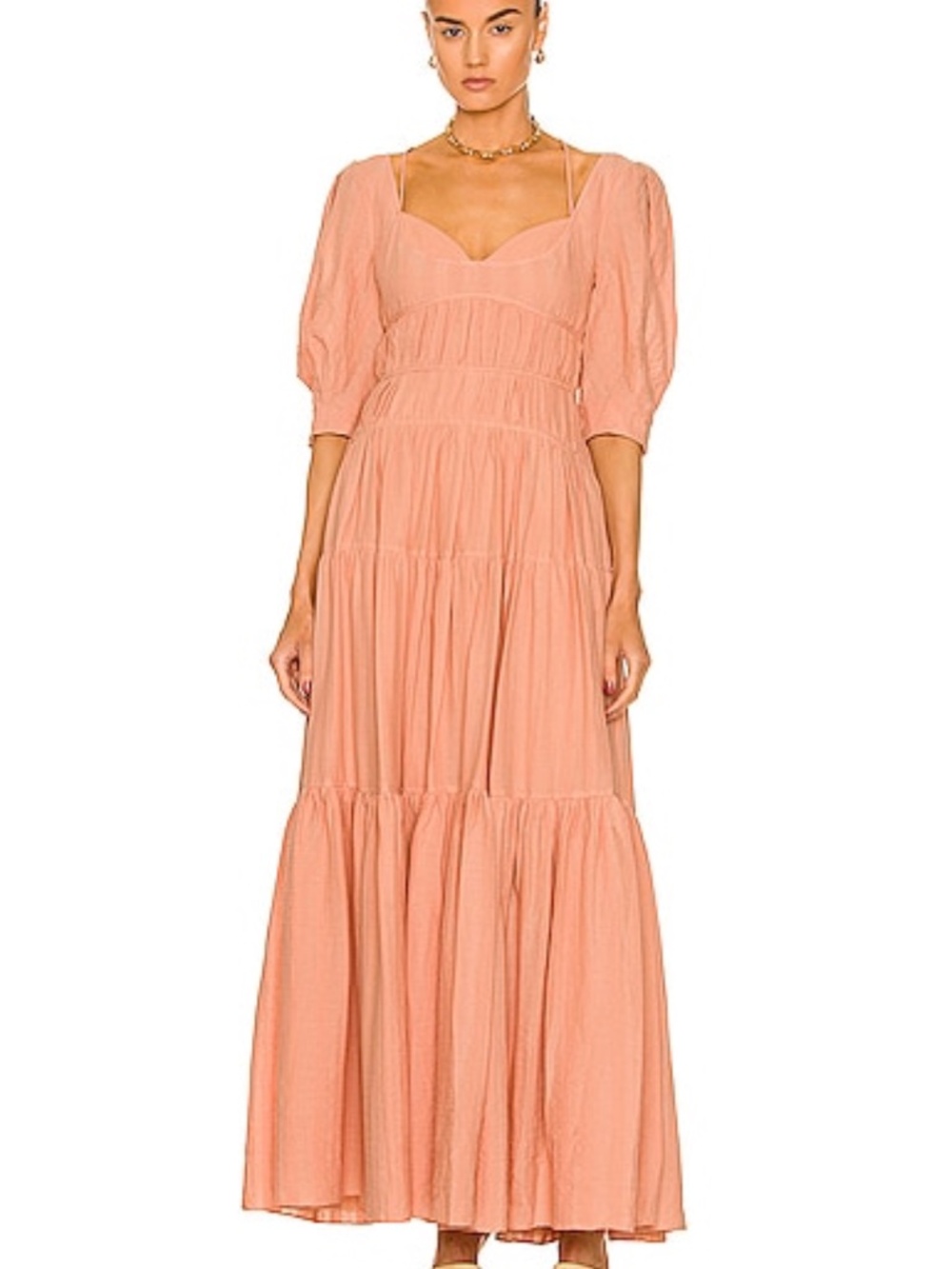 Jonathan SIMKHAI Wilder cotton gauze maxi dress - size 6 - NWT - Picture 3 of 6